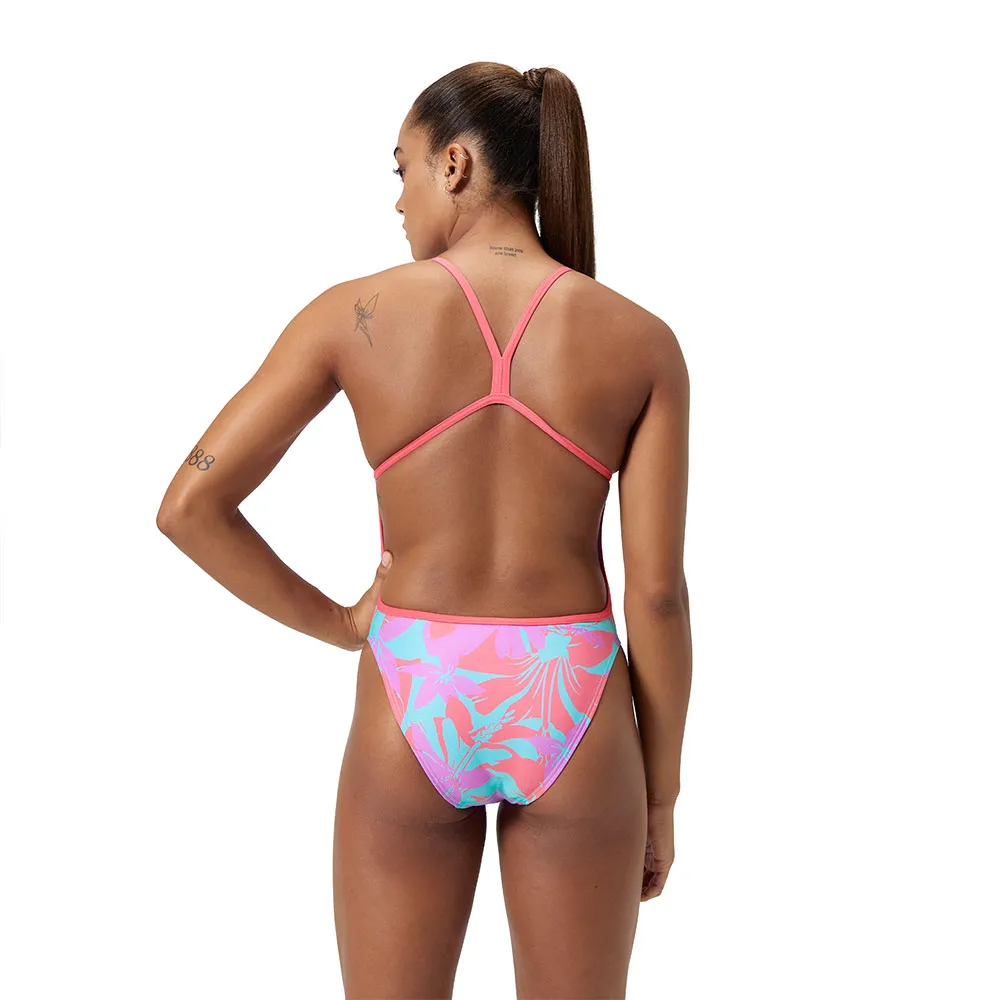 Speedo Allover Digital V-back Baddräkt female