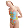 Speedo Allover Digital Vback Baddräkt female