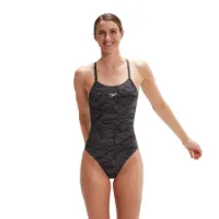 Speedo Allover Fixed Crossback Baddräkt female