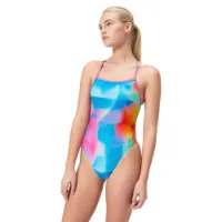 Speedo Allover Vback Baddräkt female Speedo Allover Vback Baddräkt female