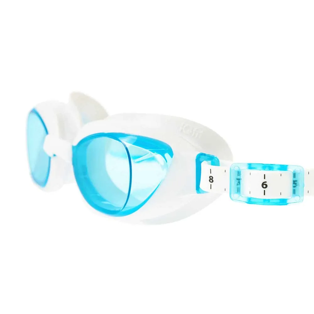 Speedo Aquapure Simglasögon För Kvinnor unisex, White / blue, One Size