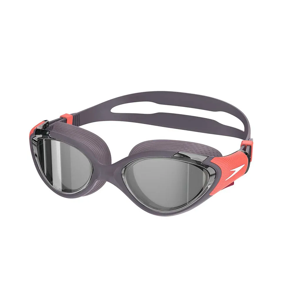 Speedo Biofuse 2.0 Mirror W Simglasögon För Kvinnor unisex, Vintage fog / steel / silver mirror, One Size