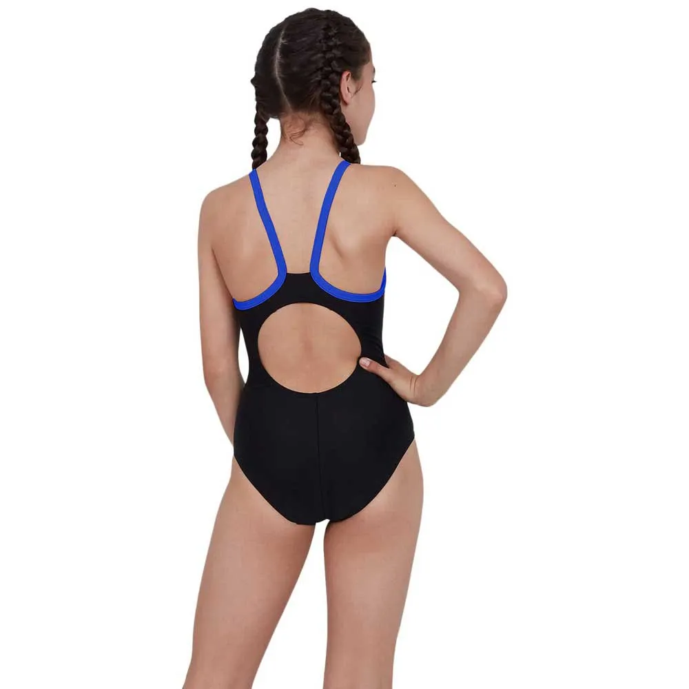 Speedo Boom Placement Muscleback Baddräkt female, Black / beautiful blue, 7-8Y Speedo Boom Placement Muscleback Baddräkt female, Black / beautiful blue, 7-8Y