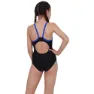 Speedo Boom Placement Muscleback Baddräkt female, Black / beautiful blue, 7-8Y