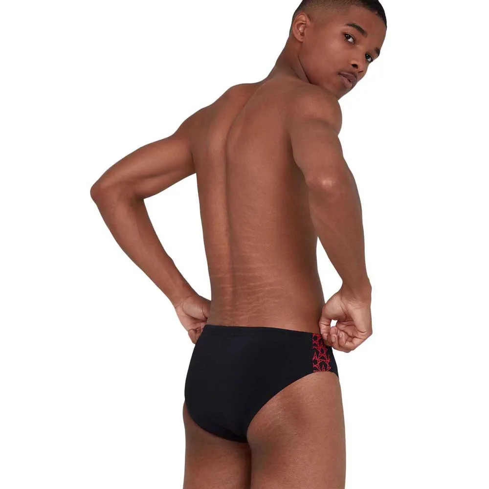 Speedo Boom Star Splice 7 Cm Badbyxor male, Black / fed red