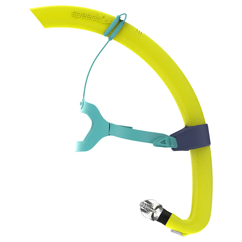 Speedo Bullet Junior Front Snorkel unisex, Hyper yellow / arctic glass