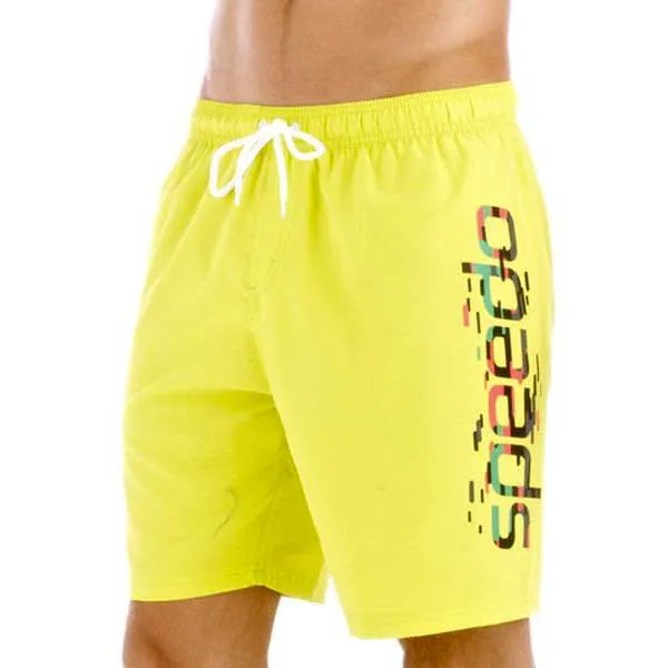 Speedo Bv Graphic 18´´ Simshorts male, Acid / black Speedo Bv Graphic 18´´ Simshorts male, Acid / black