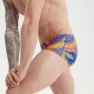 Speedo Club Training Allover 17 Cm Badbyxor male, Indigo glow / orchid shine / green glow / mango / lemon dr