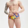 Speedo Club Training Allover 17 Cm Badbyxor male, Indigo glow / orchid shine / green glow / mango / lemon dr