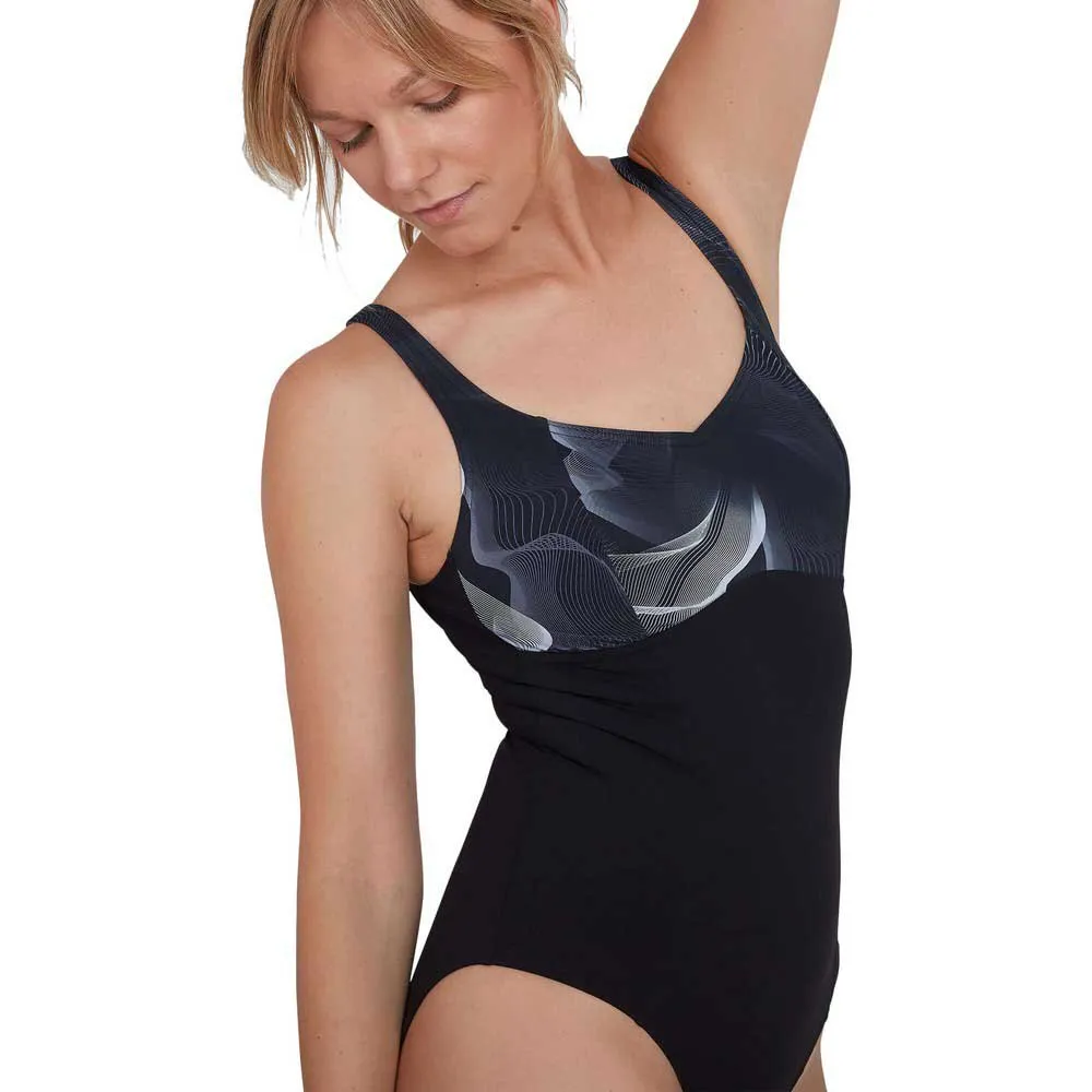 Speedo Contourlustre Printed Baddräkt female Speedo Contourlustre Printed Baddräkt female