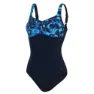 Speedo Contourlustre Shaping Baddräkt female, True navy / blue flame / light adriatic