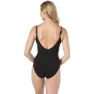 Speedo Contourluxe Printed Baddräkt female, Black / white