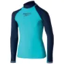 Speedo Delight Uv-skyddande Långärmad T-shirt unisex, Turquoise / navy, 10Y