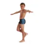 Speedo Digi Allover Panel Badbyxor Boxer male, Black / lava red / neon absinthe / lapis blue / blue flame, 5-6Y