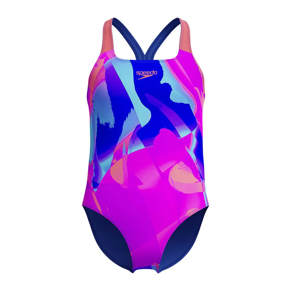 Speedo Digital Allover Powerback Baddräkt female Speedo Digital Allover Powerback Baddräkt female