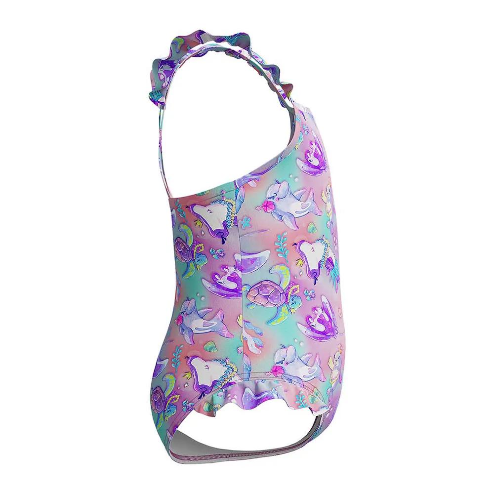 Speedo Digital Frill Thinstrap Baddräkt female