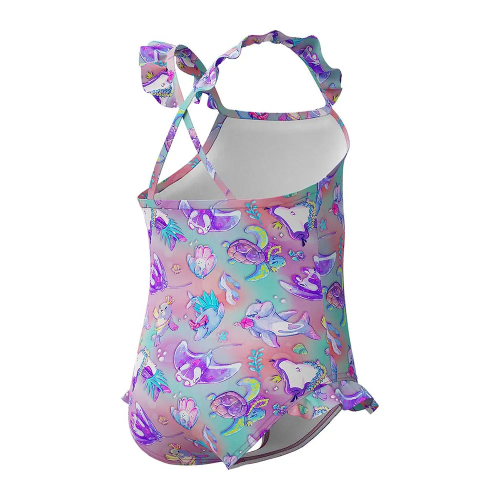 Speedo Digital Frill Thinstrap Baddräkt female