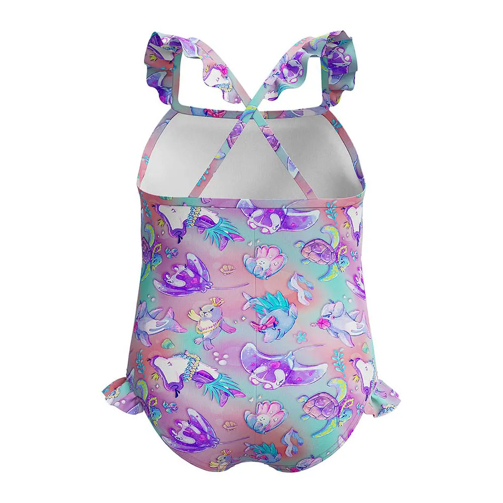 Speedo Digital Frill Thinstrap Baddräkt female