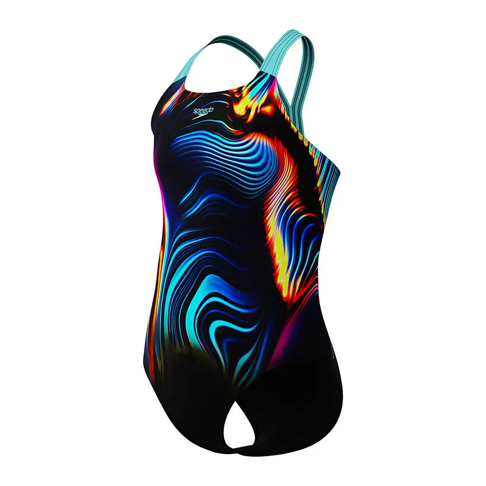 Speedo Digital Placement Powerback Baddräkt female Speedo Digital Placement Powerback Baddräkt female
