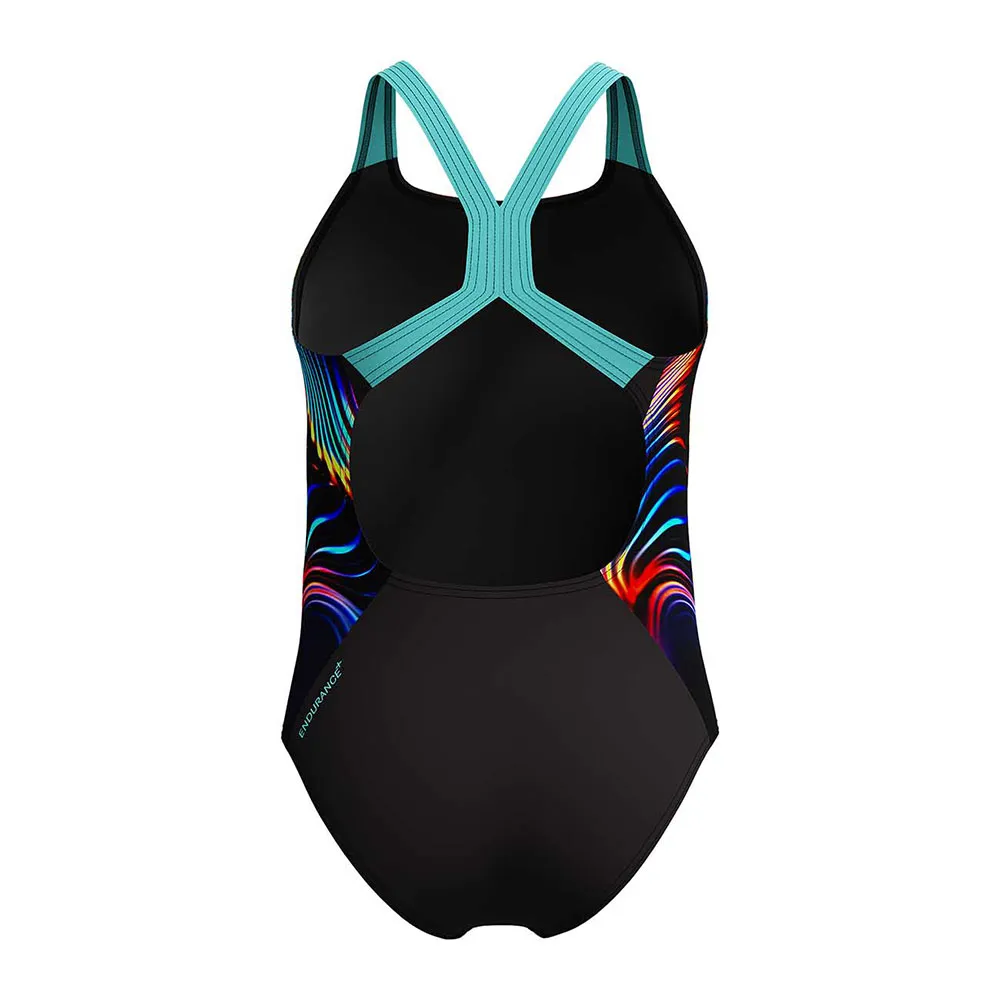Speedo Digital Placement Powerback Baddräkt female Speedo Digital Placement Powerback Baddräkt female