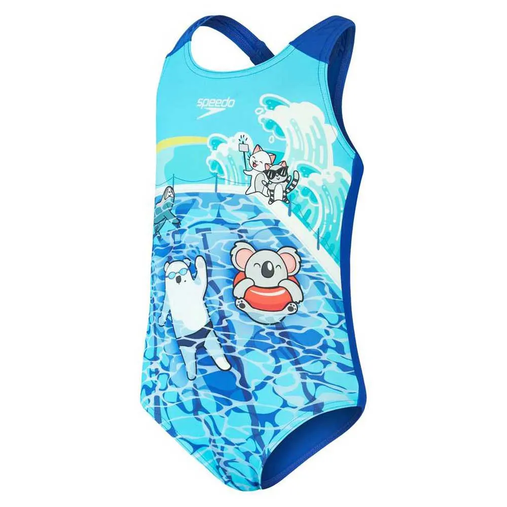 Speedo Digital Printed Baddräkt female
