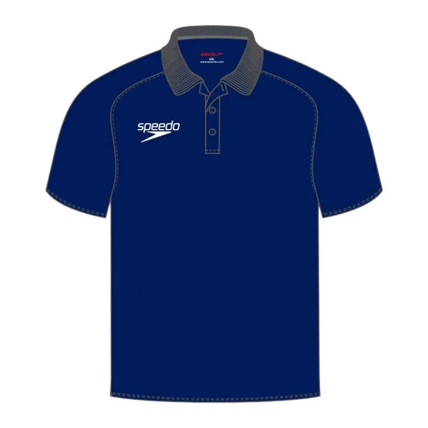 Speedo Dry Kortärmad Polotröja male, Navy, M