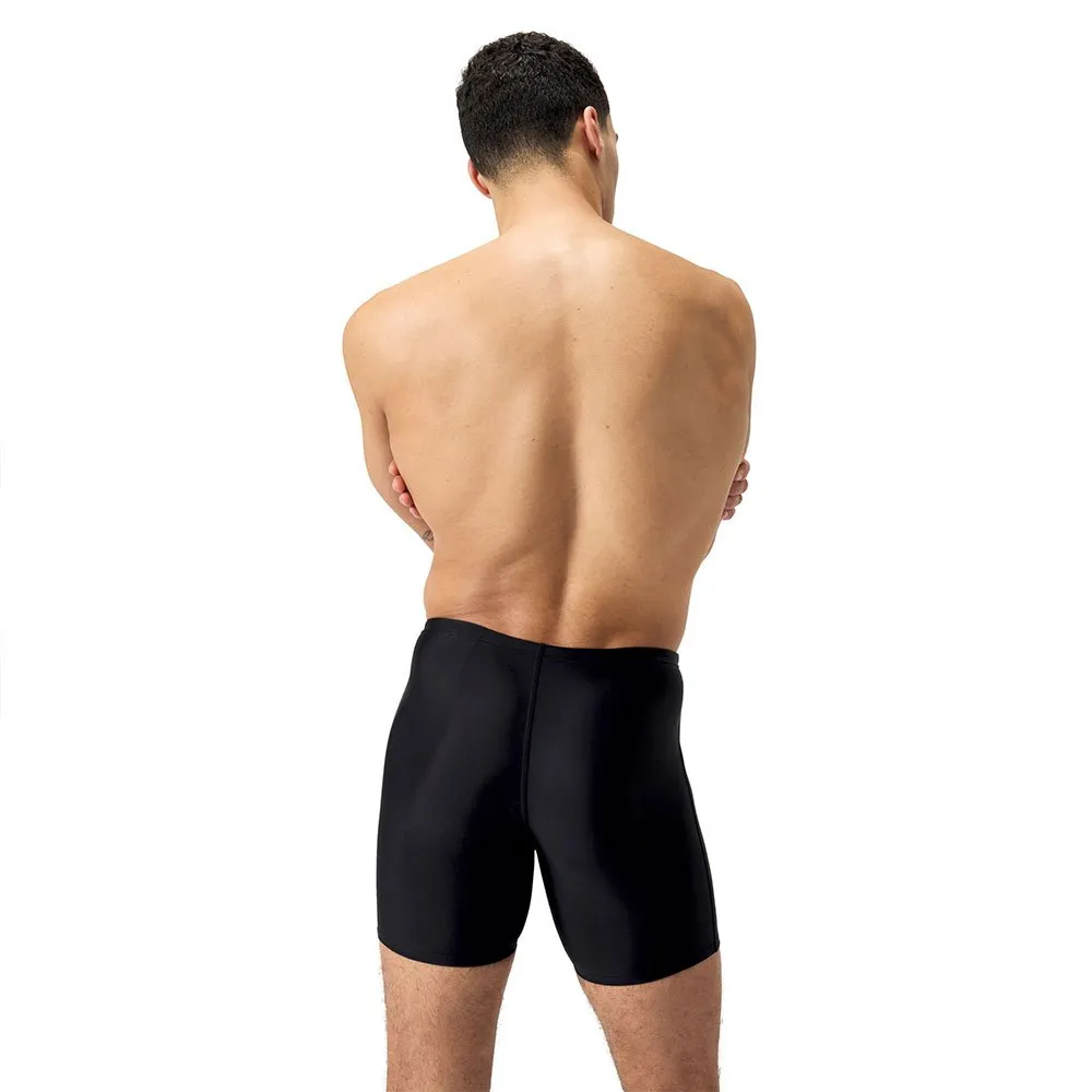 Speedo Duo Logo Print Mid Jammer male, Black / mandarin peel / dark teal