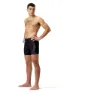 Speedo Duo Logo Print Mid Jammer male, Black / mandarin peel / dark teal