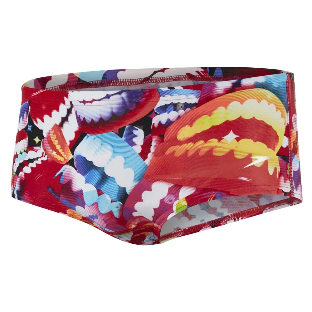 Speedo Electric Gem Allover 14 Cm Badbyxor Boxer male, Fluo orange / amparo blue / spearmint Speedo Electric Gem Allover 14 Cm Badbyxor Boxer male, Fluo orange / amparo blue / spearmint
