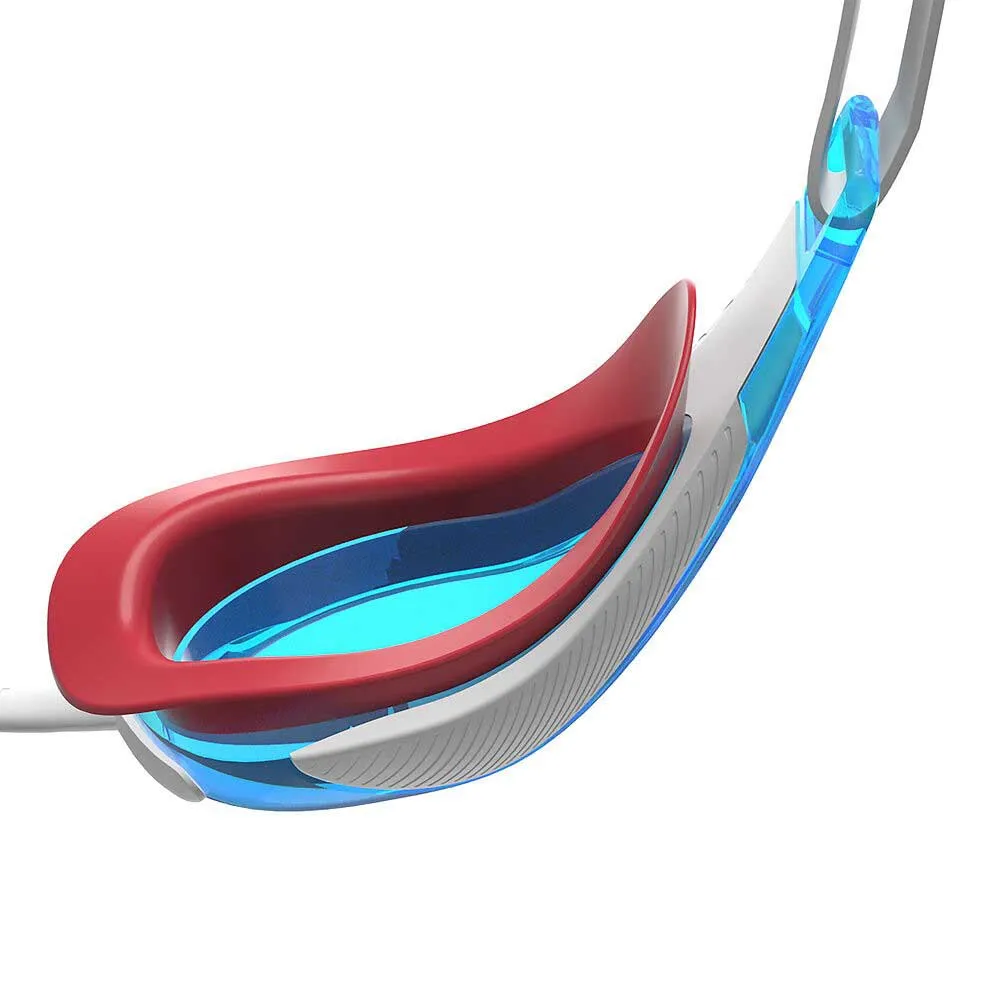 Speedo Fastskin Hyper Elite Simglasögon unisex, Aqua blue / bolt / flame red, One Size