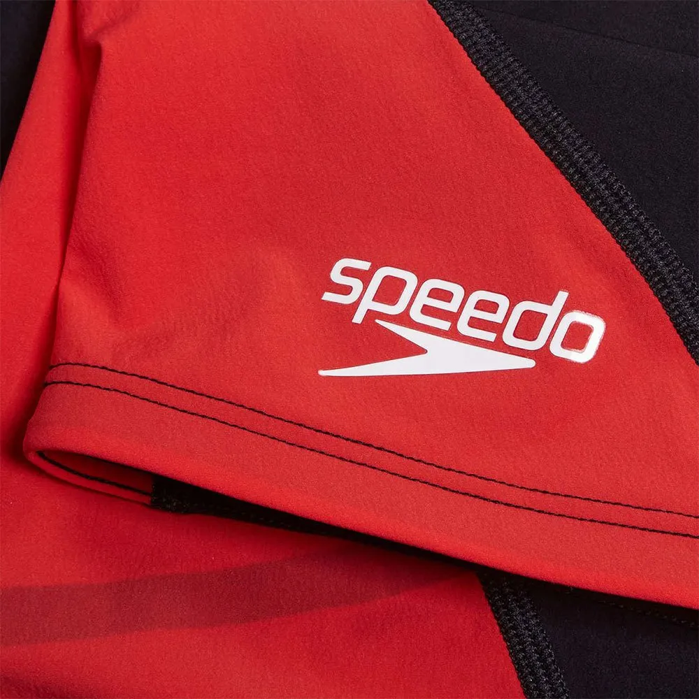 Speedo Fastskin Lzr Ignite Kneeskin Tävlingsswimsuit female, Black / flame red, 7-8Y Speedo Fastskin Lzr Ignite Kneeskin Tävlingsswimsuit female, Black / flame red, 7-8Y