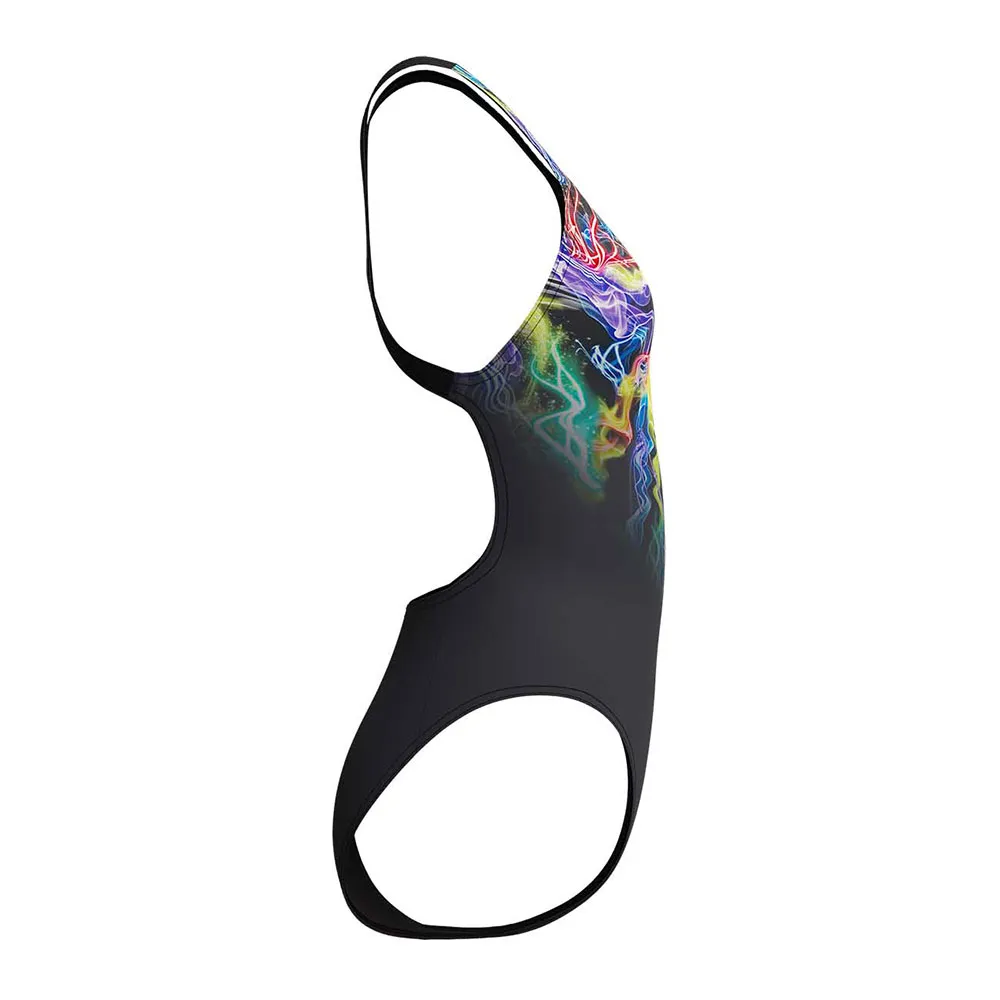 Speedo Fl Placement Printed Powerback Baddräkt female