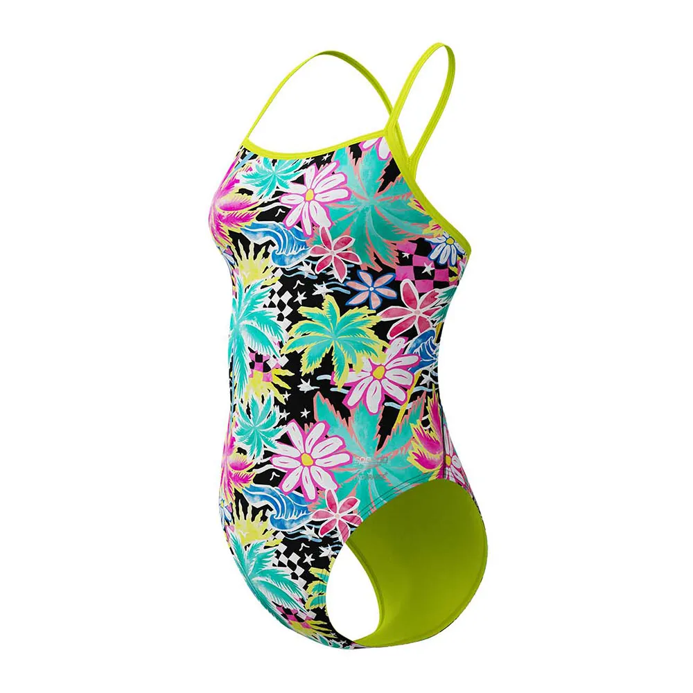 Speedo Fl Printed V-back 2.0 Baddräkt female