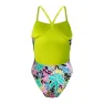 Speedo Fl Printed V-back 2.0 Baddräkt female