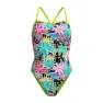 Speedo Fl Printed V-back 2.0 Baddräkt female