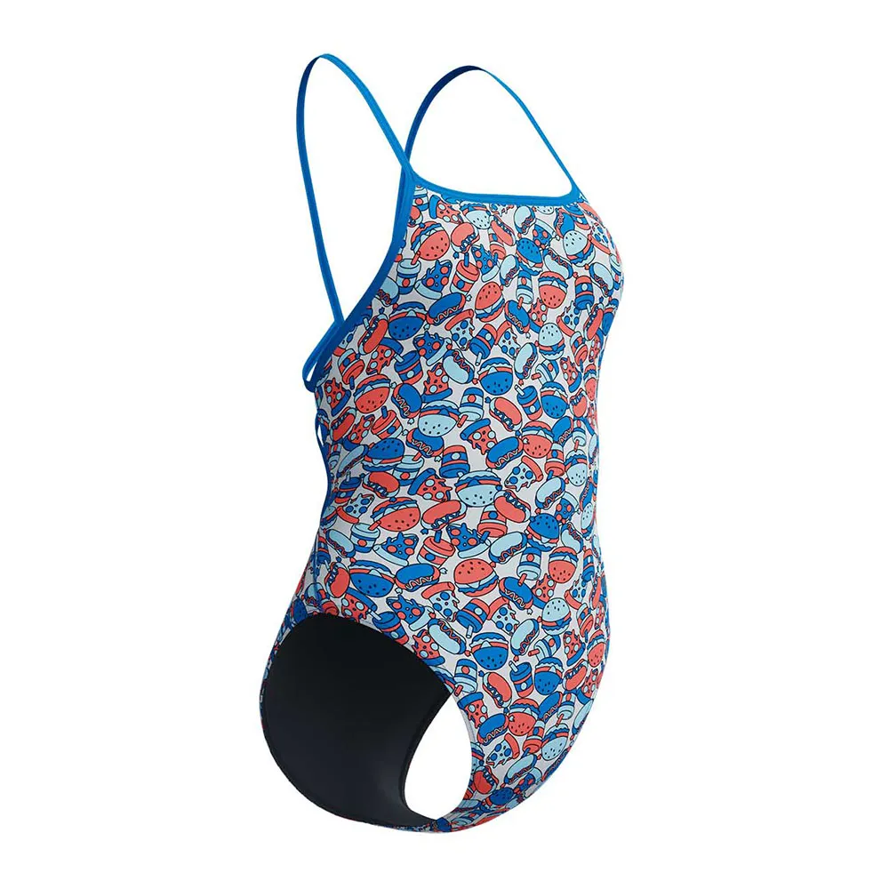 Speedo Fl Printed Web Back Baddräkt female Speedo Fl Printed Web Back Baddräkt female