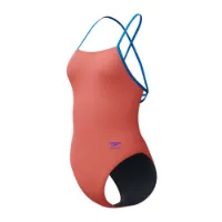Speedo Fl Solid Tie Back Baddräkt female Speedo Fl Solid Tie Back Baddräkt female