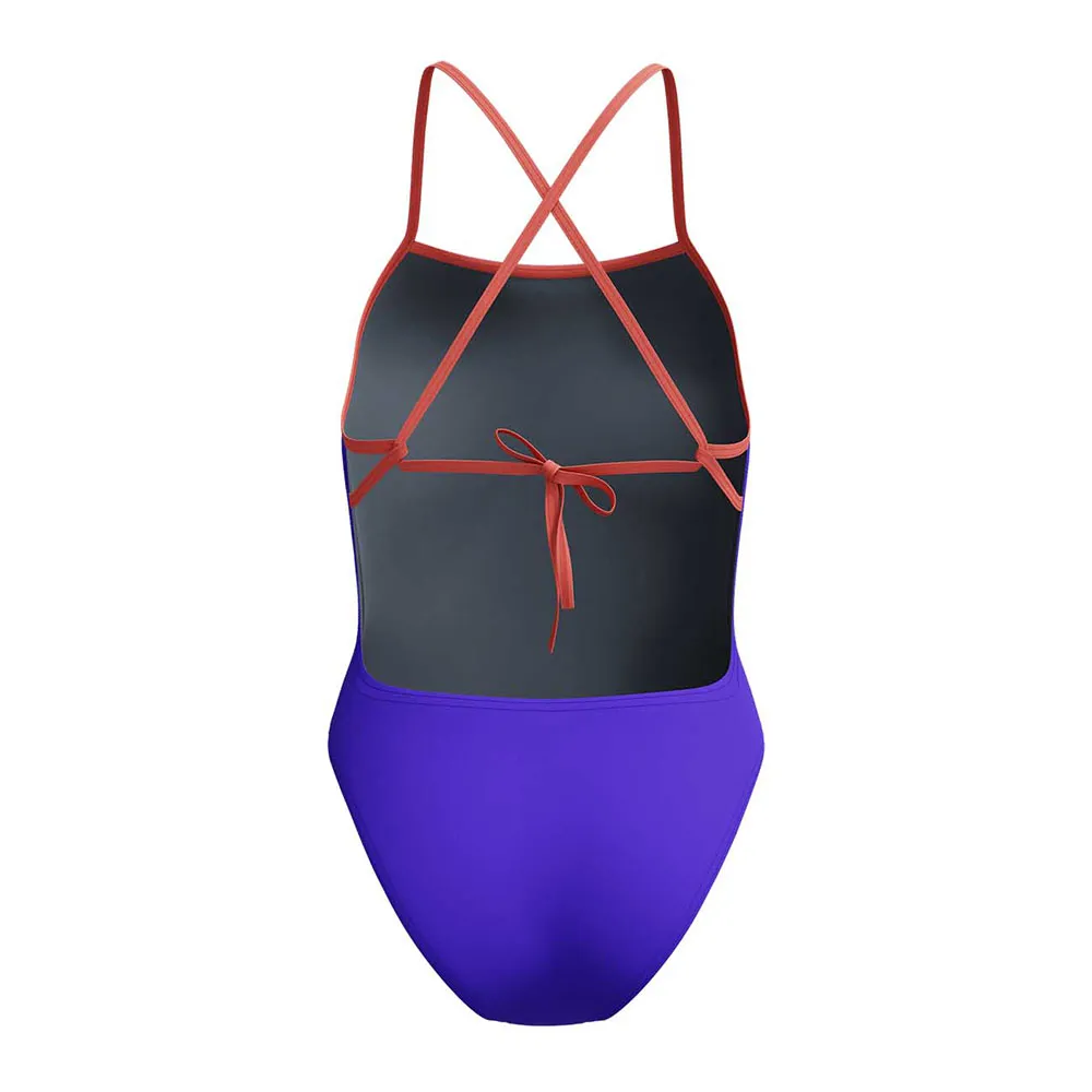 Speedo Fl Solid Tie Back Baddräkt female