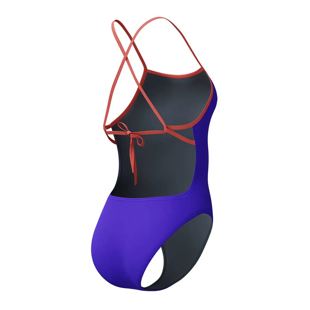 Speedo Fl Solid Tie Back Baddräkt female