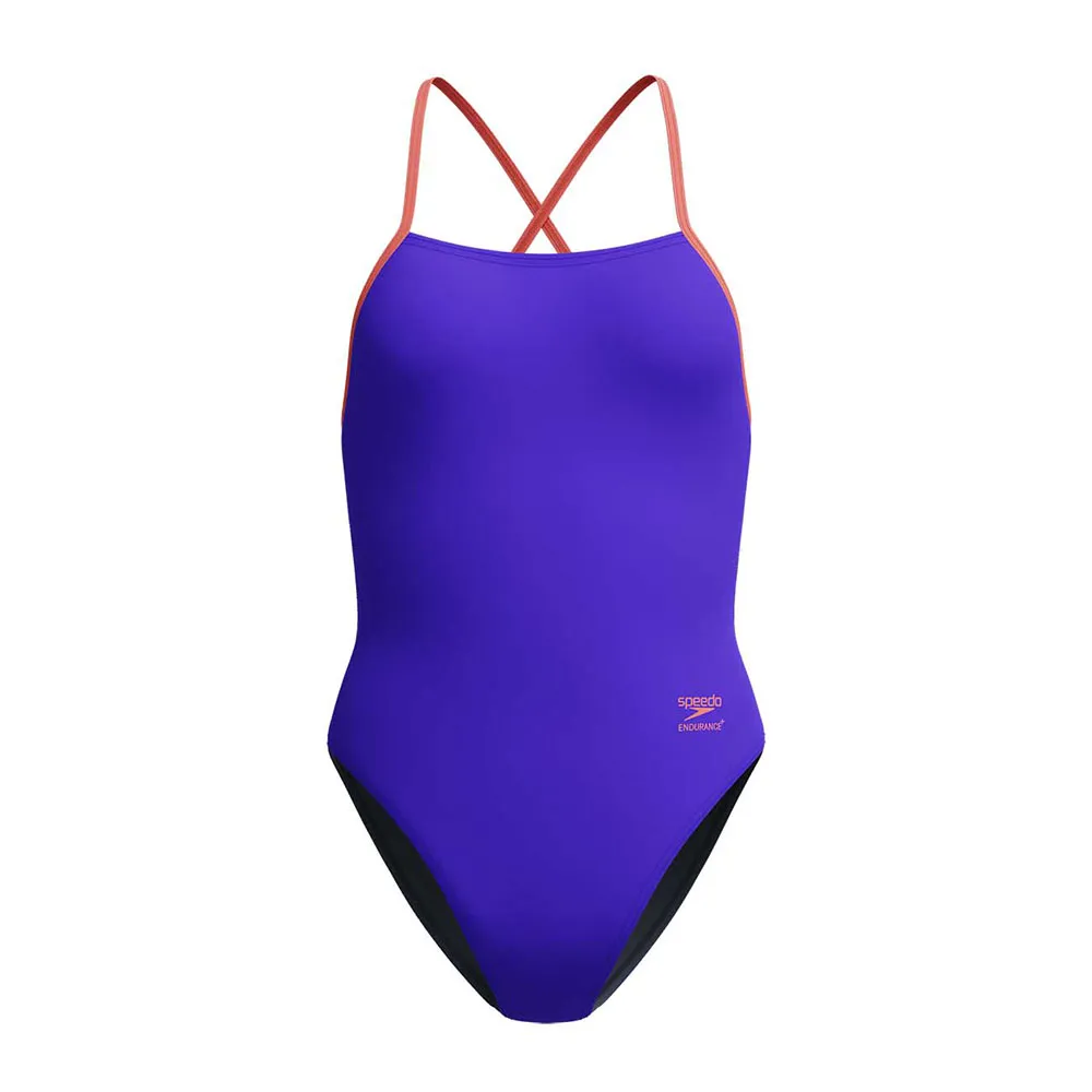 Speedo Fl Solid Tie Back Baddräkt female