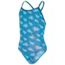 Speedo Flipper Phone Allover Vback Baddräkt female
