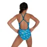 Speedo Flipper Phone Allover Vback Baddräkt female
