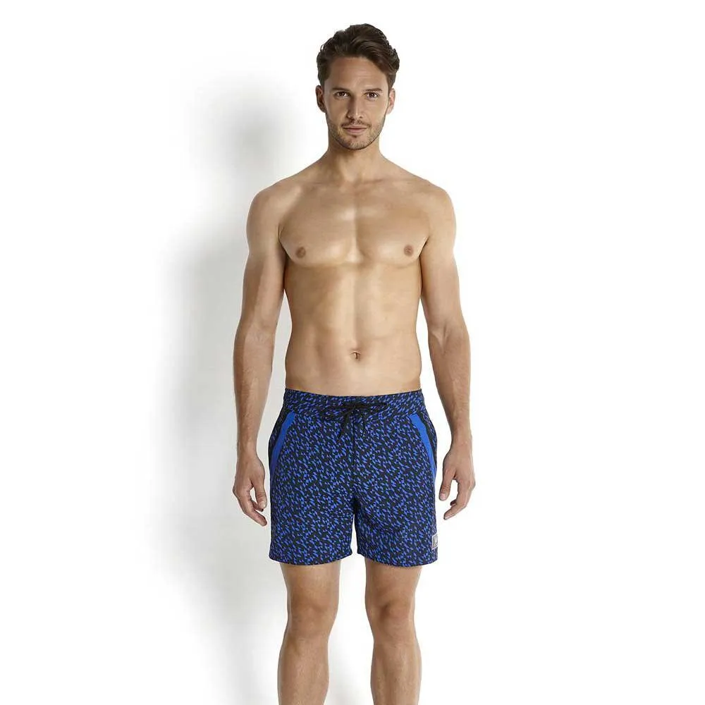Speedo Fun Explosion Retro Leisure 16´´ Simshorts male, Black / deep peri