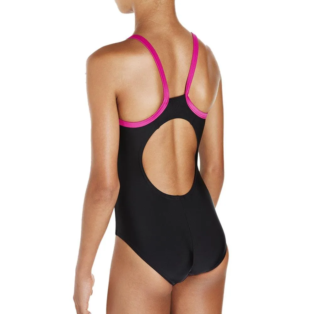 Speedo Gala Logo Muscleback Baddräkt female, Black / electric pink, 15-16Y Speedo Gala Logo Muscleback Baddräkt female, Black / electric pink, 15-16Y