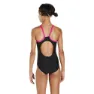 Speedo Gala Logo Muscleback Baddräkt female, Black / electric pink, 15-16Y