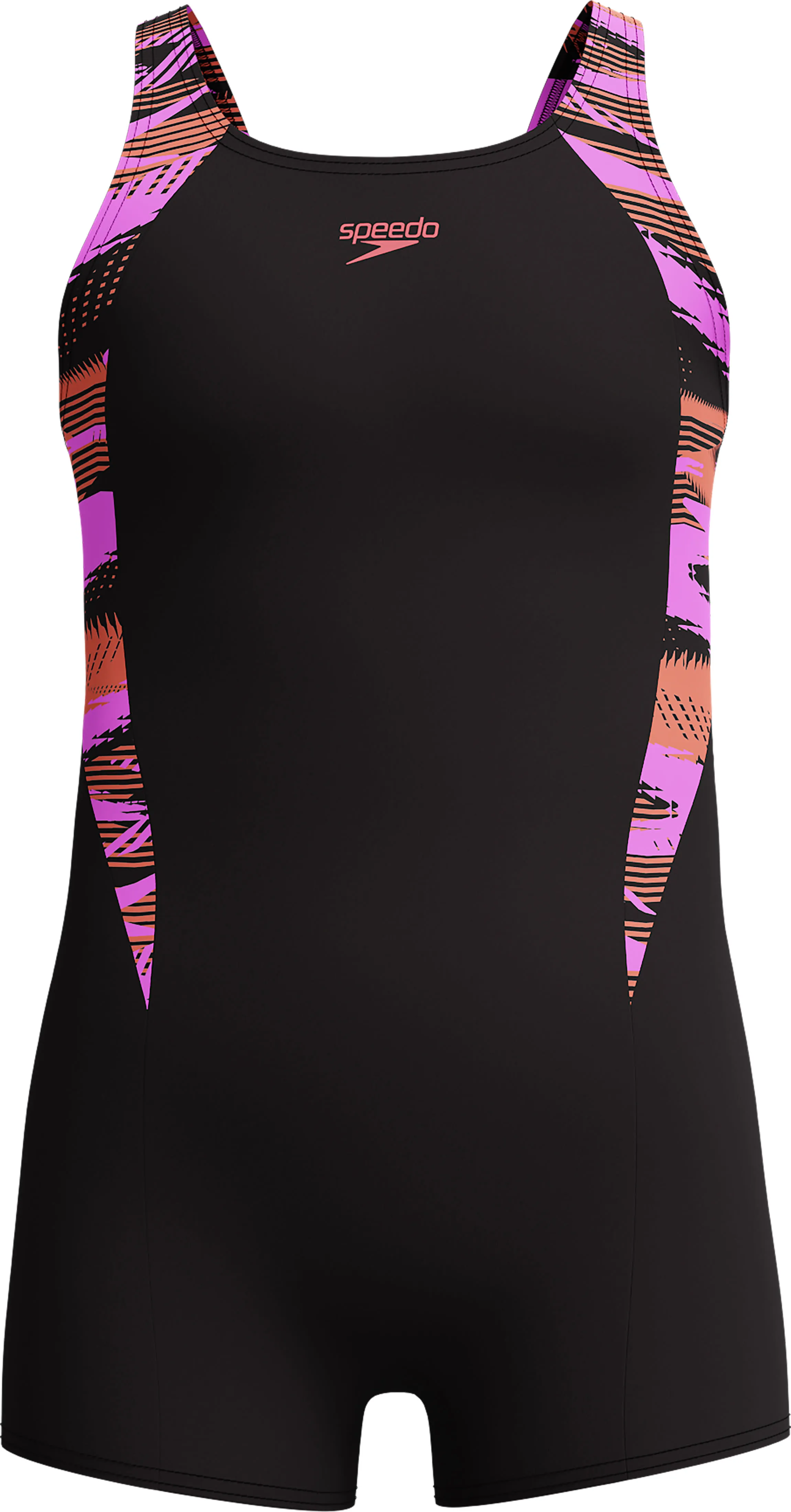 Speedo Girls Hyperboom Splice Legsuit, Purple, 176