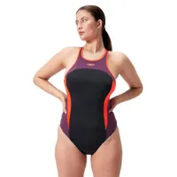 Speedo High Neck Splice Cross Back Baddräkt female