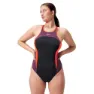 Speedo High Neck Splice Cross Back Baddräkt female