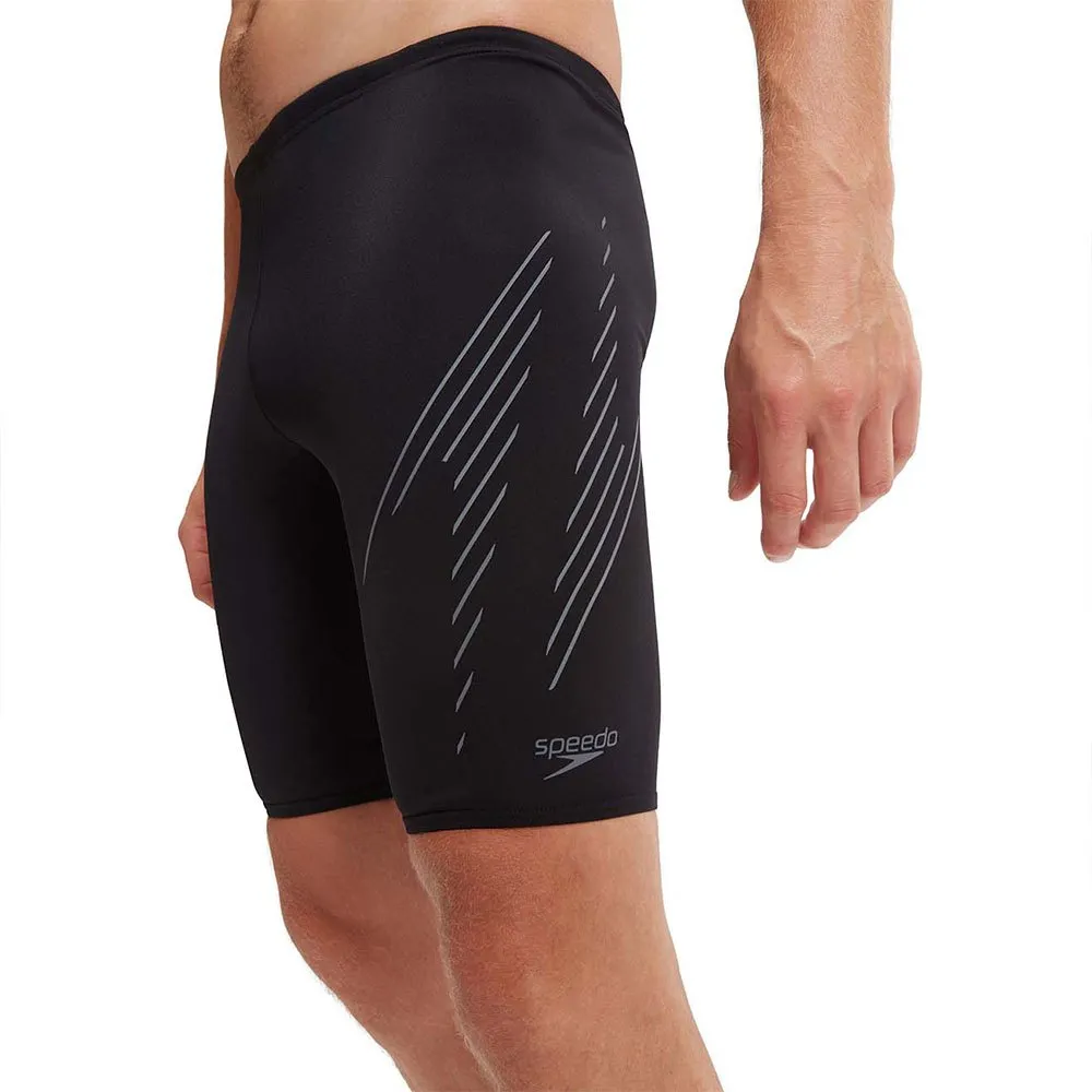 Speedo Hyper Boom Placement Jammer male, Black / usa charcoal