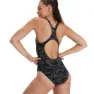 Speedo Hyperbool Allover Medalist Eco Endurance+ Baddräkt female, Black / oxid grey / usa charcoal